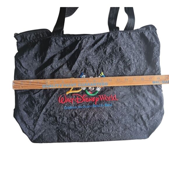 Vintage Disney World 25th Anniversary Tote Bag Mickey & Friends Y2K Collectible - Picture 11 of 15